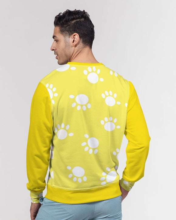 Funatic The Super Bear Sunshine Yellow Men's Classic French Terry Crewneck Pullover