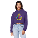 Funatic The Super Ladies Cropped Raw Edge Boyfriend Hoodie-7