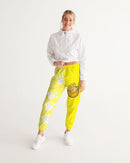 Funatic The Super Bear Sunshine Yellow Ladies Track Pants-6