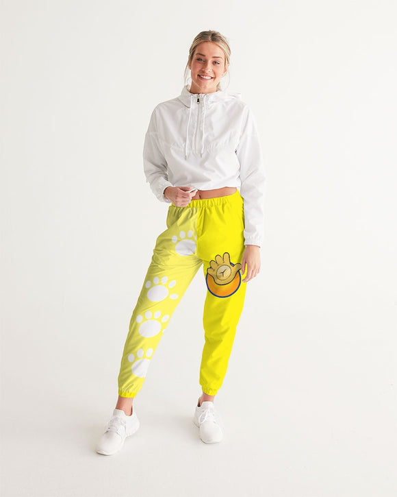 Funatic The Super Bear Sunshine Yellow Ladies Track Pants