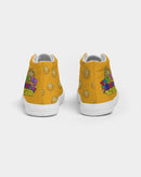 Funatic The Super Bear Orange Crush Kids Hightop Canvas Shoe-2