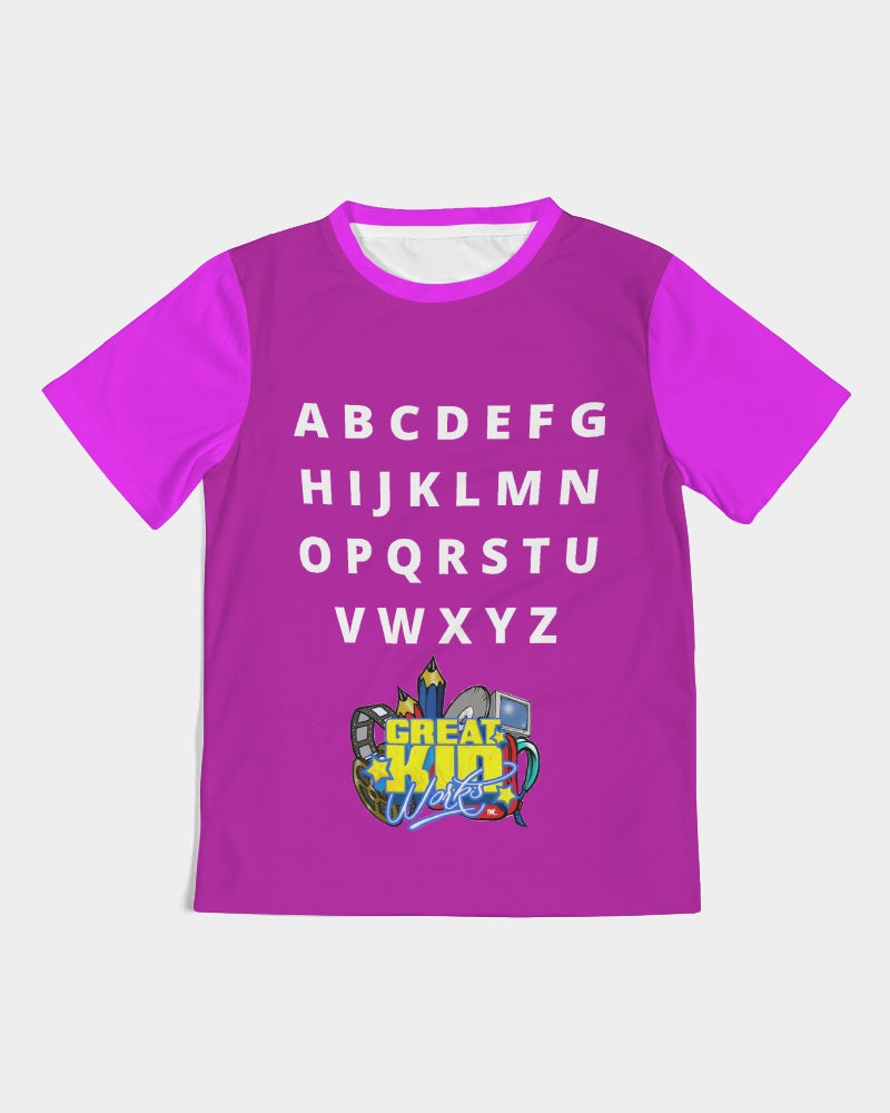 ABC Fushia Girls Tee