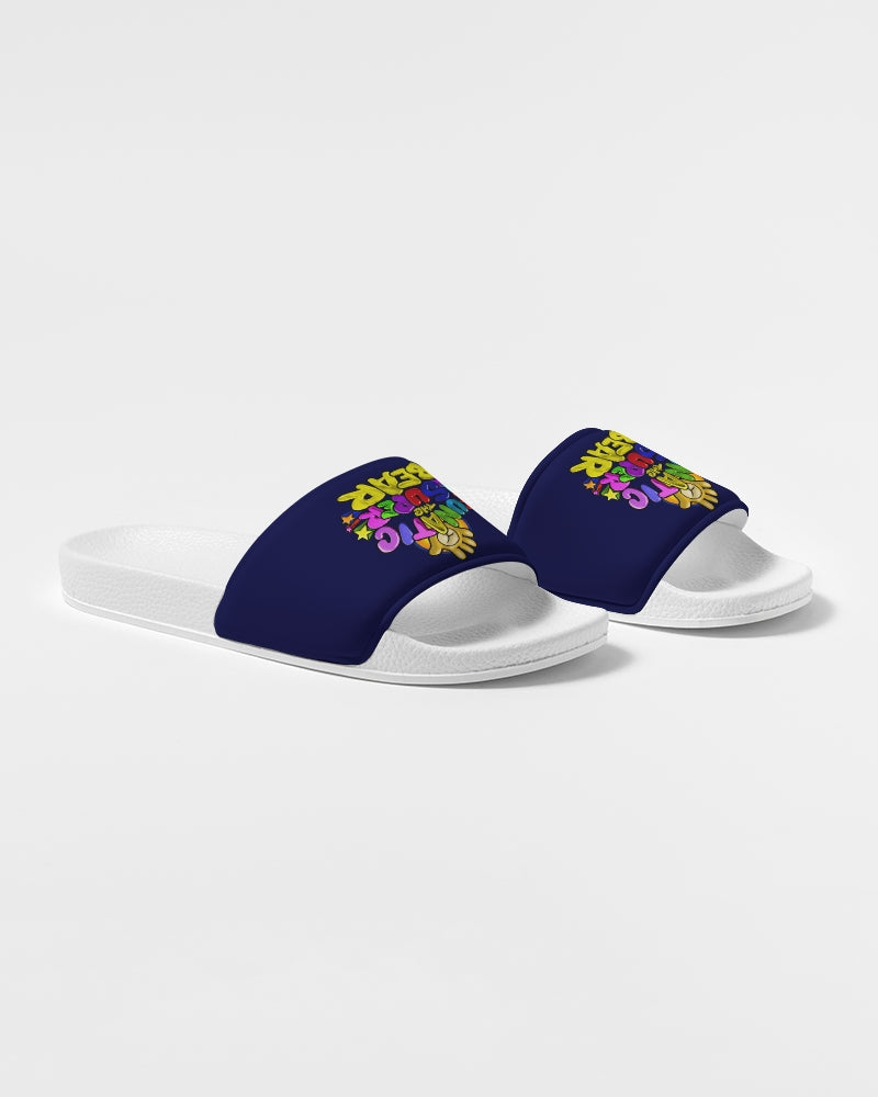 Funatic The Super Bear Navy Blue Ladies Slide Sandal