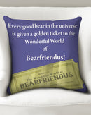 The Golden Ticket Large Throw Pillow Case-1