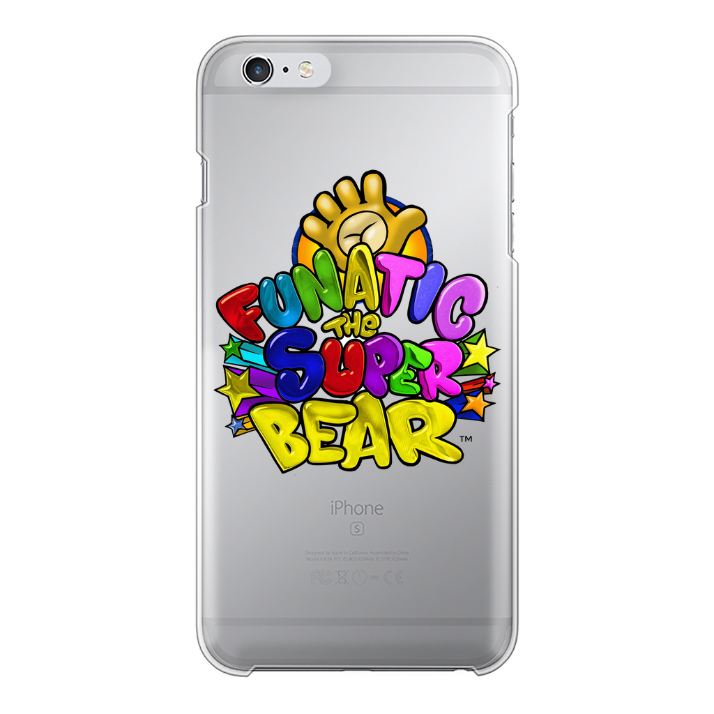 Funatic The Super Bear Back Transparent Apple and Samsung Hard Phone Case