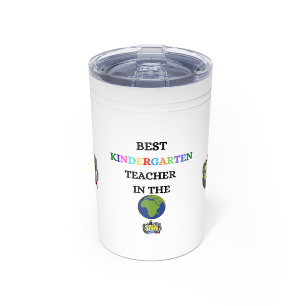 BEST KINDERGARTEN TEACHER IN THE WORLD 110z Vacuum Tumbler & Insulator