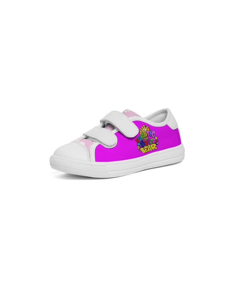 Funatic The Super Bear Hot Pink Kids Velcro Sneaker