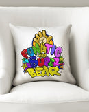 Funatic The Super Bear Small White Logo Throw Pillow Case-2