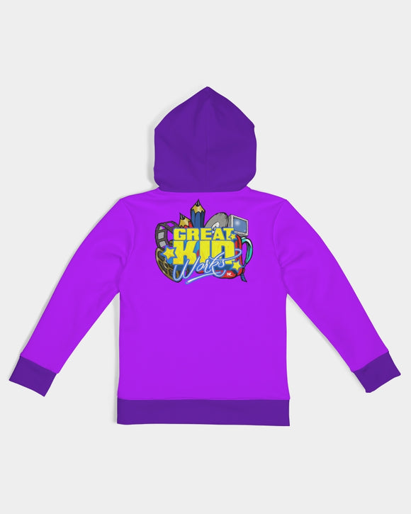 ABC Fushia Purple Girls Hoodie