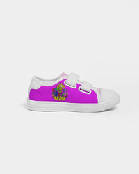 Funatic The Super Bear Hot Pink Kids Velcro Sneaker