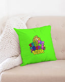 Funatic The Super Bear Chartreuse Throw Pillow Case 18
