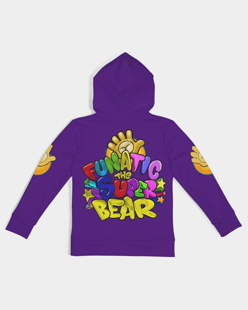 Funatic The Super Bear ABC Purple Boys Hoodie