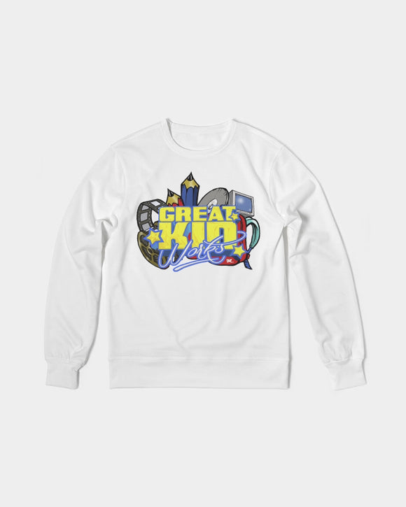 GKW Men's Classic French Terry Crewneck Pullover