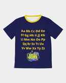 GKW Alphabet Navy Blue Girls Tee-1