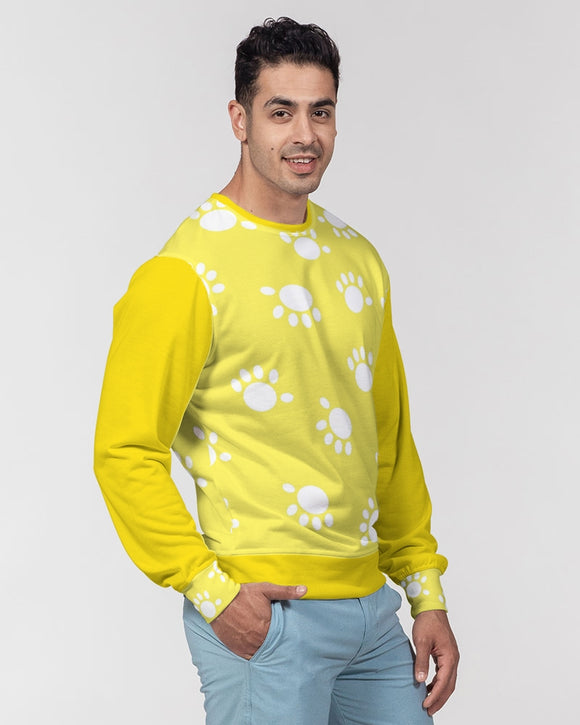 Funatic The Super Bear Sunshine Yellow Men's Classic French Terry Crewneck Pullover