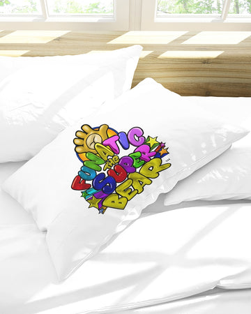 Funatic The Super Bear White Queen Pillow Case