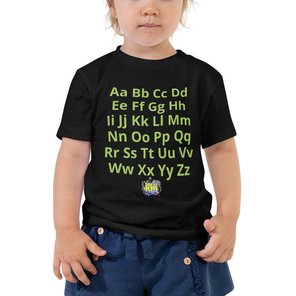 Toddler Short Sleeve ABC Tee