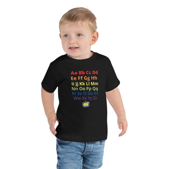 Toddler Short Sleeve ABC Tee