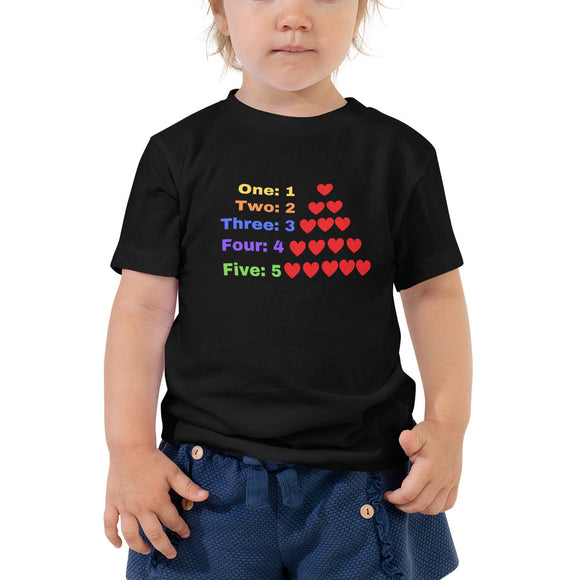Toddler 1-2-3 Short Sleeve Tee