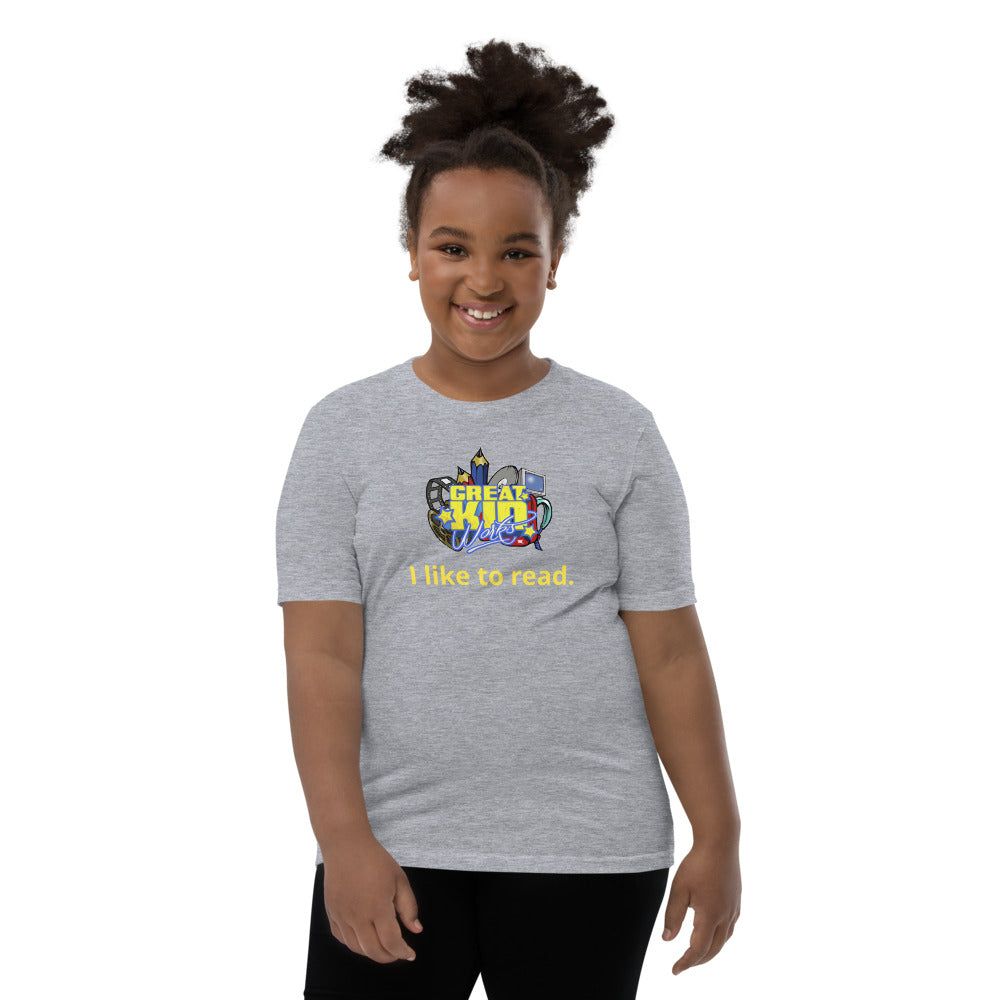 I LIKE TO READ Girls T-Shirt
