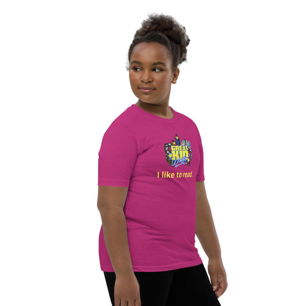 I LIKE TO READ Girls T-Shirt