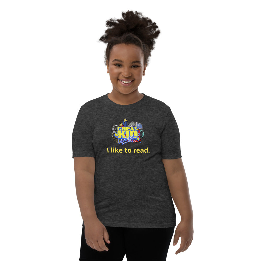 I LIKE TO READ Girls T-Shirt