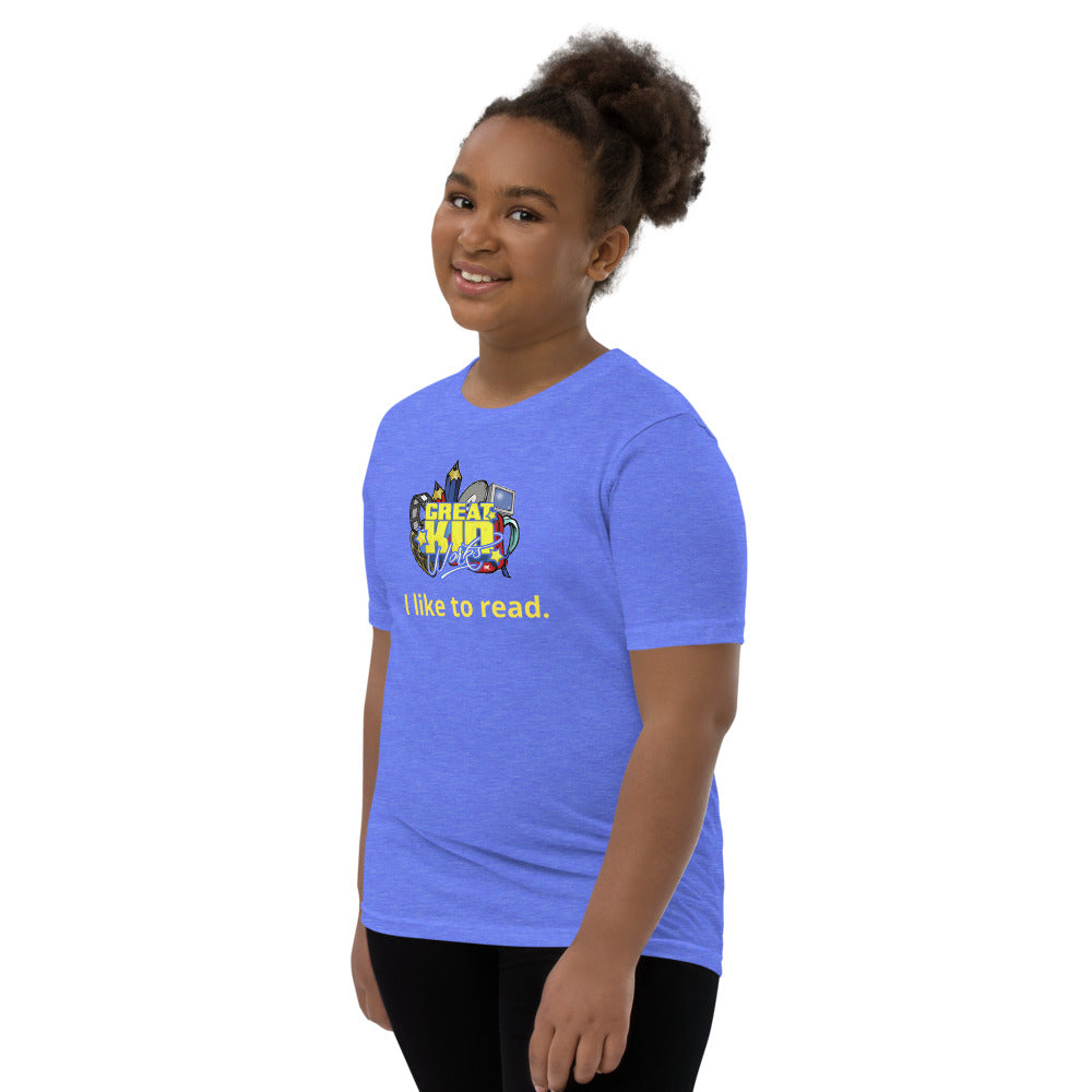 I LIKE TO READ Girls T-Shirt