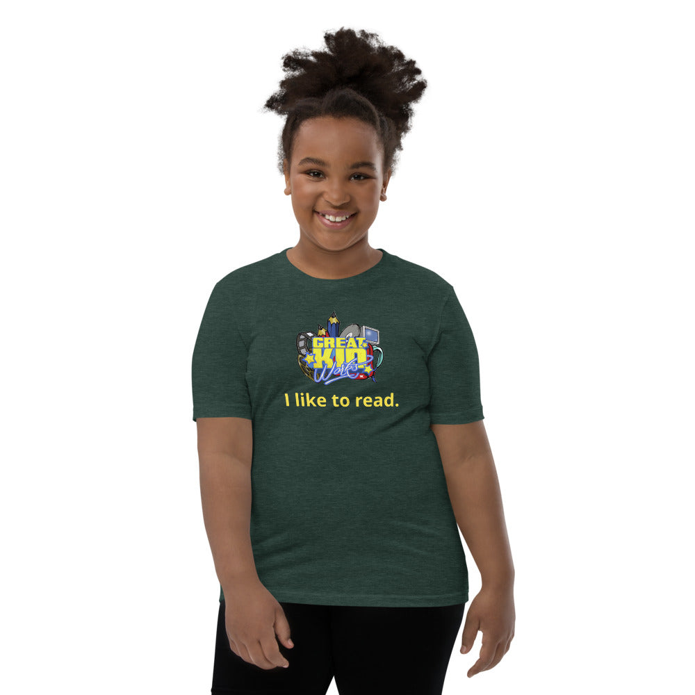 I LIKE TO READ Girls T-Shirt