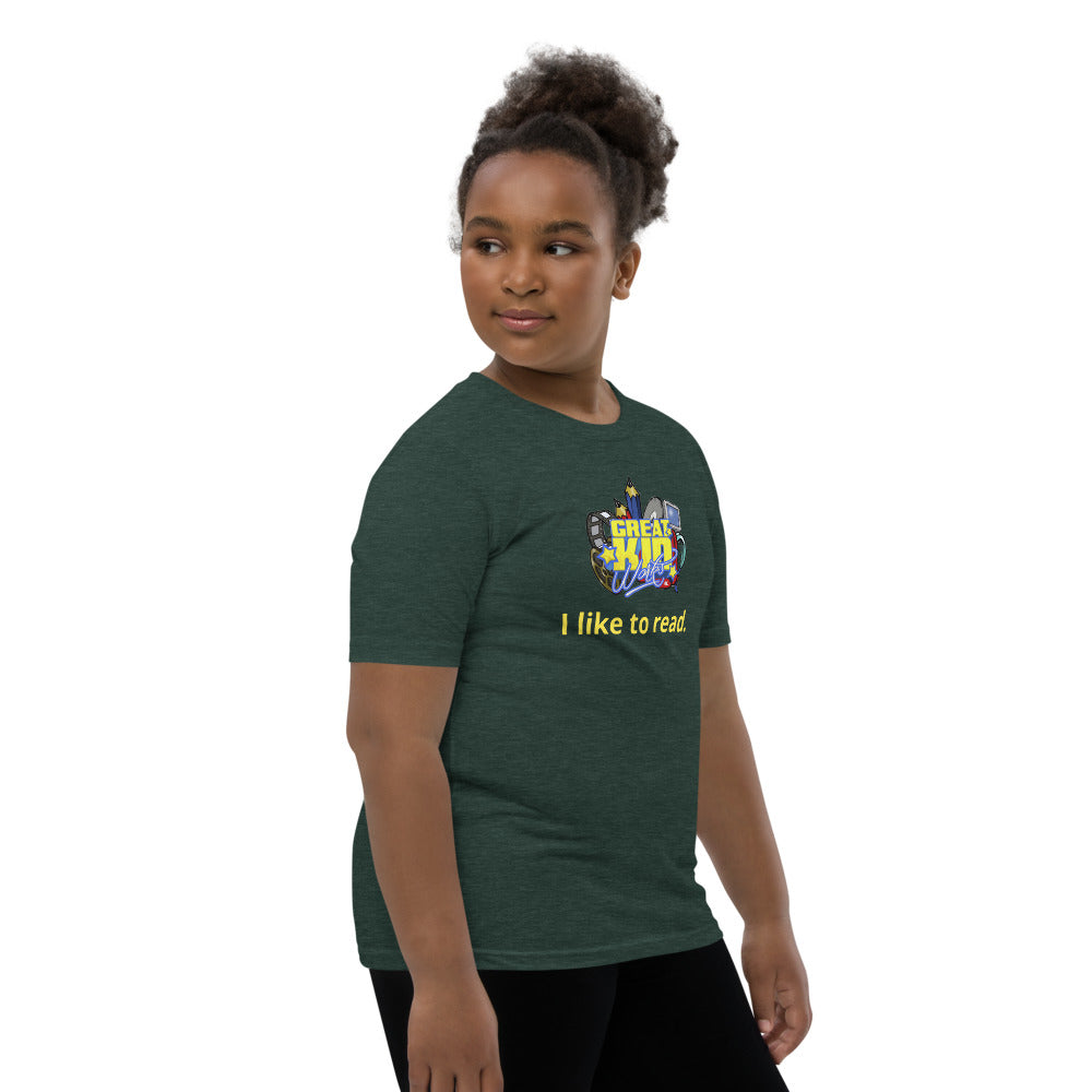 I LIKE TO READ Girls T-Shirt