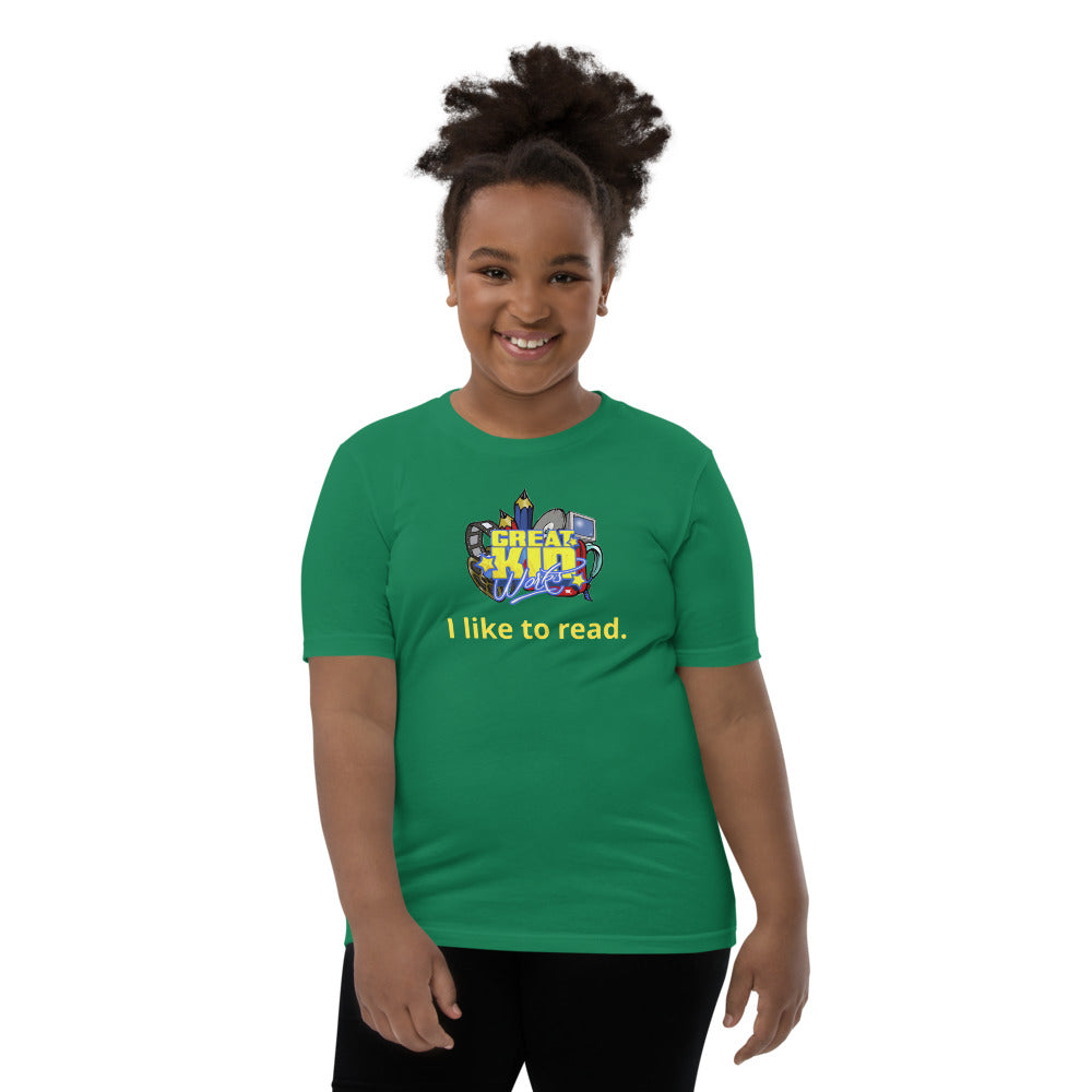 I LIKE TO READ Girls T-Shirt