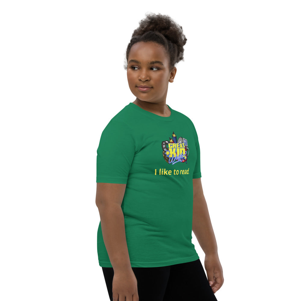 I LIKE TO READ Girls T-Shirt