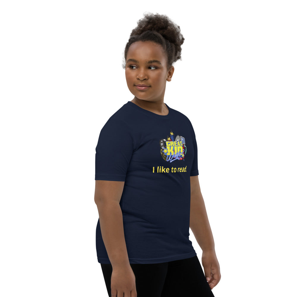I LIKE TO READ Girls T-Shirt