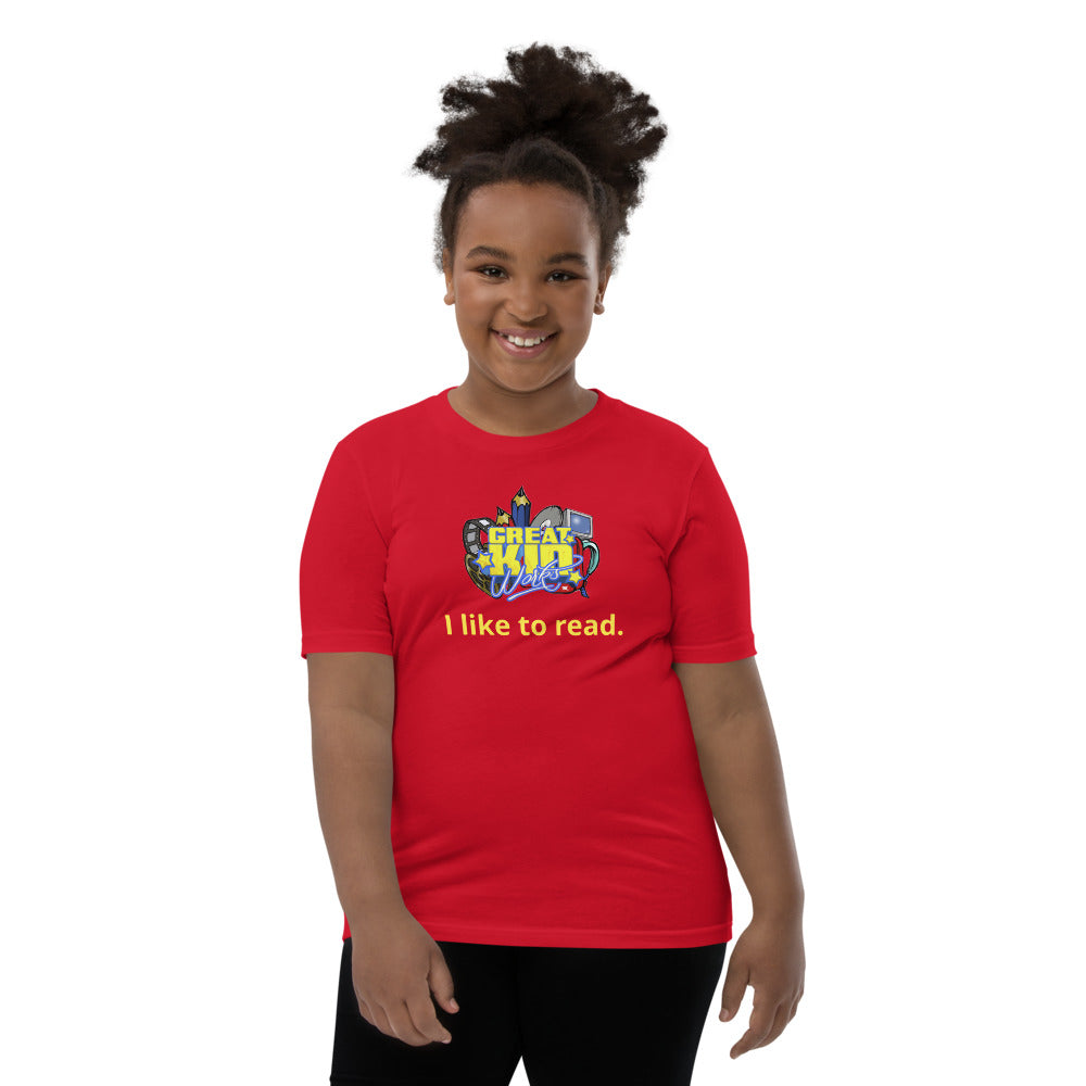 I LIKE TO READ Girls T-Shirt