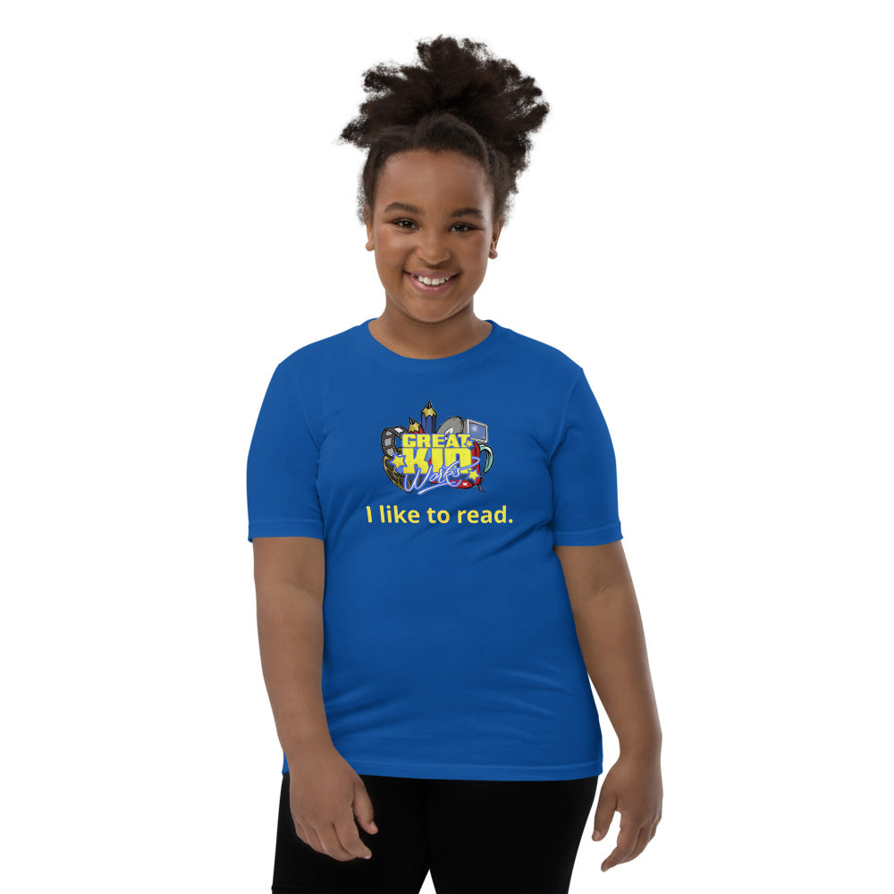 I LIKE TO READ Girls T-Shirt