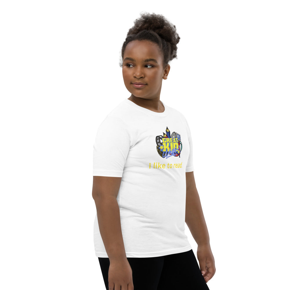I LIKE TO READ Girls T-Shirt
